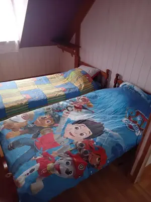Un ou plusieurs lits dans un hébergement de l'établissement Grande maison à la campagne