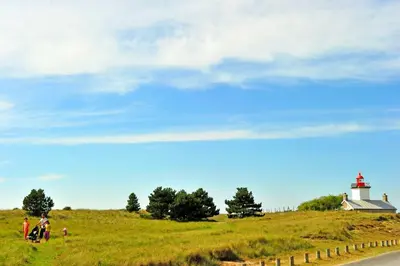 Paysage naturel près de le village vacances