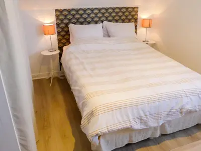 Un ou plusieurs lits dans un hébergement de l'établissement Apartment Les christophines-3 by Interhome