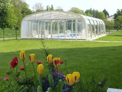 Jardin de l'établissement La Grimodière Gîte