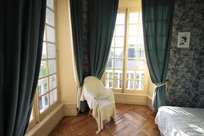 Un ou plusieurs lits dans un hébergement de l'établissement Chateau de Vouilly