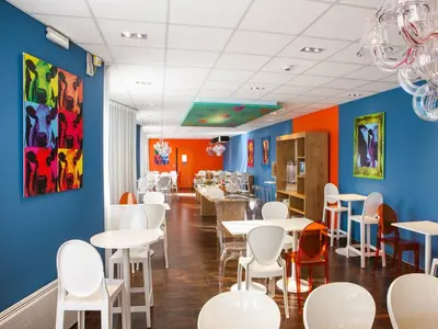 Restaurant ou autre lieu de restauration dans l'établissement Hotel Gabriel