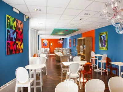 Restaurant ou autre lieu de restauration dans l'établissement Hotel Gabriel