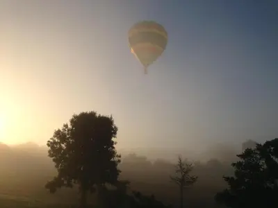 Lever ou coucher de soleil vu de le B&B/chambre d'hôtes ou à proximité
