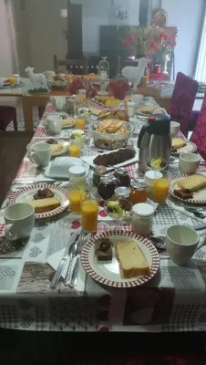 Nourriture dans le B&B/chambre d'hôtes ou à proximité