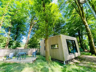 Jardin de l'établissement L'étape en forêt