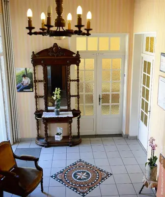 Coin salon dans l'établissement Le Clos Normand