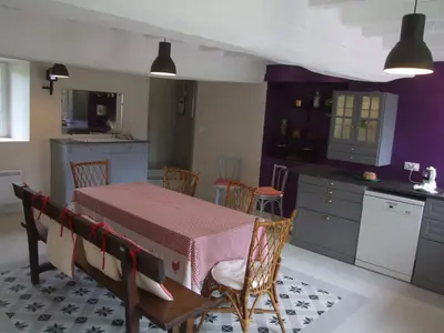 Cuisine ou kitchenette dans l'établissement Les Gouleries