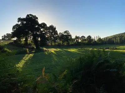 Paysage naturel près de la maison de vacances