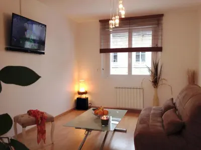 Coin salon dans l'établissement APPART'HOTEL61 Comme à la maison au Cœur de la Normandie