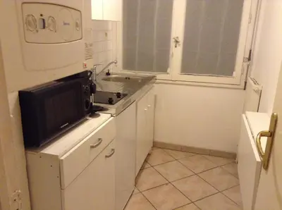 Cuisine ou kitchenette dans l'établissement Residence les Goelands