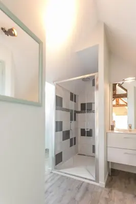 Salle de bains dans l'établissement Le Relais des Flâneurs