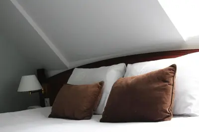 Un ou plusieurs lits dans un hébergement de l'établissement Hôtel Crocus Caen Mémorial