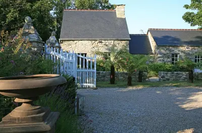Jardin de l'établissement Gîte des Fougères