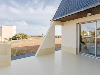 Balcon ou terrasse dans l'établissement Holiday Home Le Saint Germ by Interhome