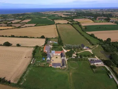 Paysage naturel près de la maison de vacances