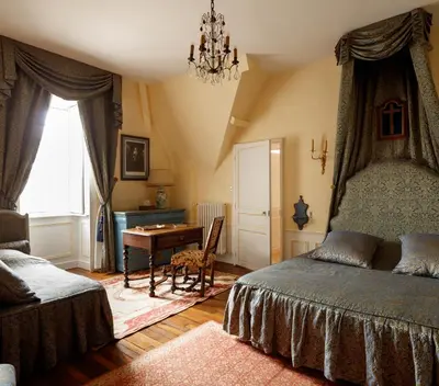 Un ou plusieurs lits dans un hébergement de l'établissement Chateau de Servigny