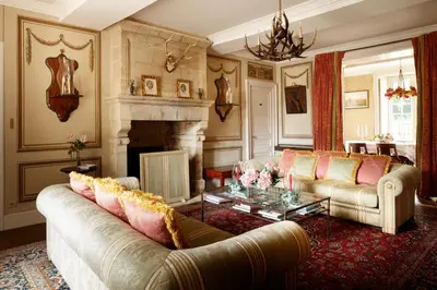 Coin salon dans l'établissement Chateau de Servigny