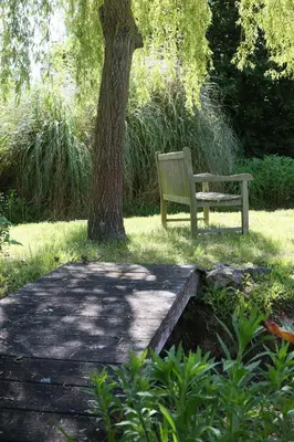 Jardin de l'établissement Le loft du Clos d'Esquay