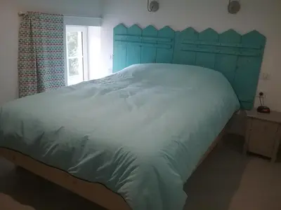 Un ou plusieurs lits dans un hébergement de l'établissement Cottage B2 Bazenville