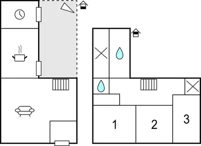 Plan de l'établissement Pet Friendly Home In Sainte-Mère-Eglise