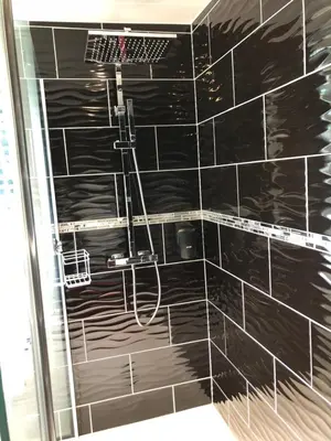 Salle de bains dans l'établissement Le Beverl'inn