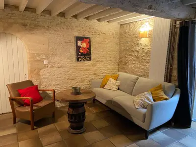 Coin salon dans l'établissement FamilyGites
