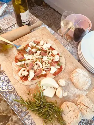 Nourriture dans la maison de vacances ou à proximité