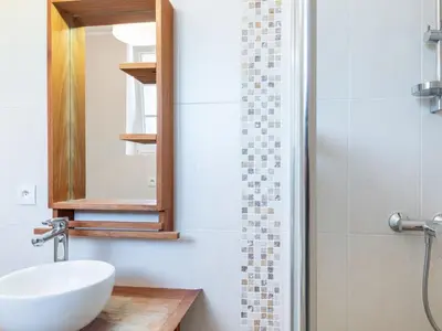 Salle de bains dans l'établissement Holiday Home De Malau by Interhome