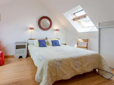 Un ou plusieurs lits dans un hébergement de l'établissement Holiday Home La Plage by Interhome