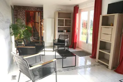 Coin salon dans l'établissement La maison dans le pré