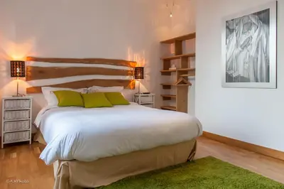 Un ou plusieurs lits dans un hébergement de l'établissement Château du Bois-Guy Golf