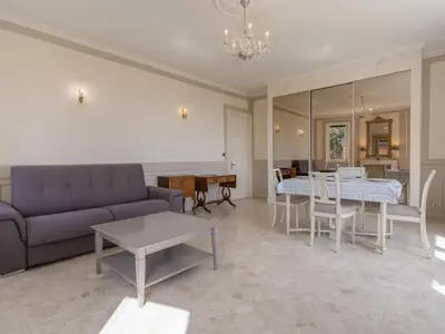 Coin salon dans l'établissement Apartment Marie Antoinette-1 by Interhome