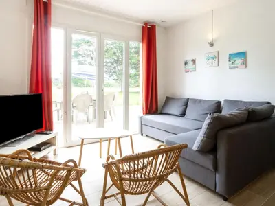 Télévision ou salle de divertissement dans l'établissement Holiday Home Les mielles by Interhome