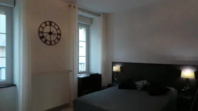 Un ou plusieurs lits dans un hébergement de l'établissement Hotel La Renaissance