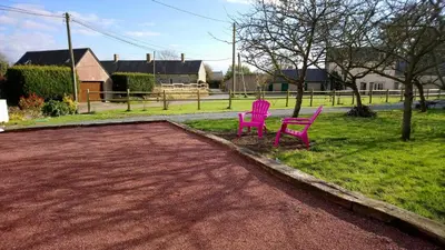 Jardin de l'établissement Gite Le Patelot