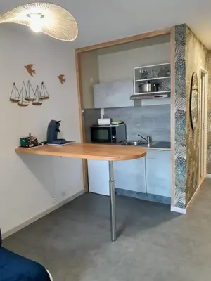 Cuisine ou kitchenette dans l'établissement Chez Fany et Ben