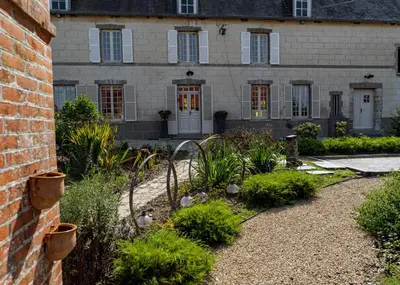 Jardin de l'établissement Chateau Le Colombier