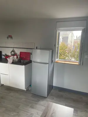 Cuisine ou kitchenette dans l'établissement Laugann's Home