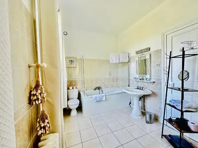 Salle de bains dans l'établissement Manoir de la Marjolaine