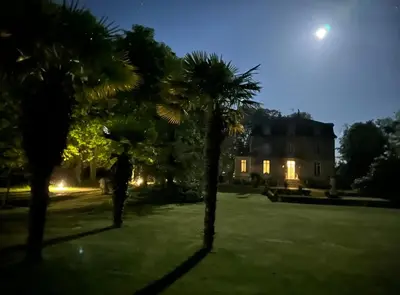 Jardin de l'établissement Manoir de la Marjolaine