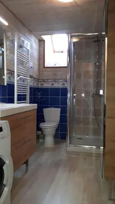 Salle de bains dans l'établissement Le BOCAGE