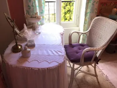 Coin salon dans l'établissement Manoir Saint Hubert