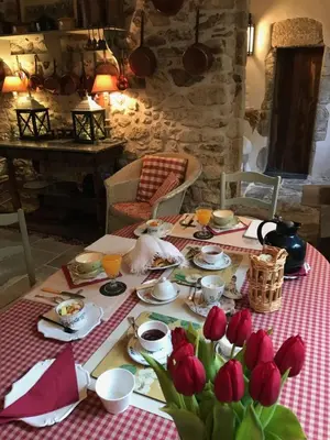 Nourriture dans la maison d'hôtes ou à proximité