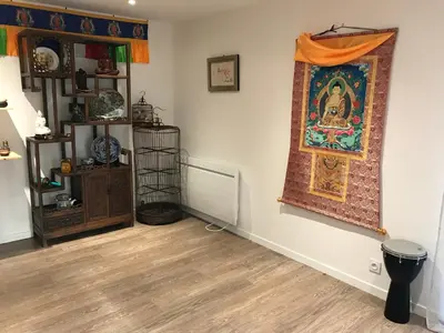 Cuisine ou kitchenette dans l'établissement La Bichurie