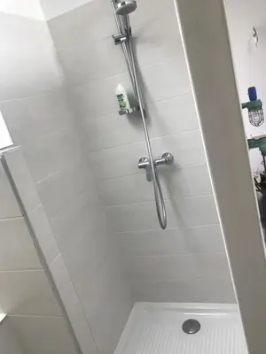 Salle de bains dans l'établissement Chez Natacha et Adrien