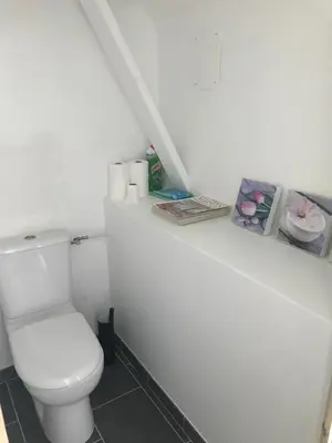 Salle de bains dans l'établissement Chez Natacha et Adrien