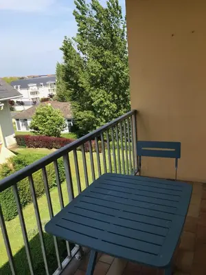 Balcon ou terrasse dans l'établissement 2 PIECES CENTRE ET MER