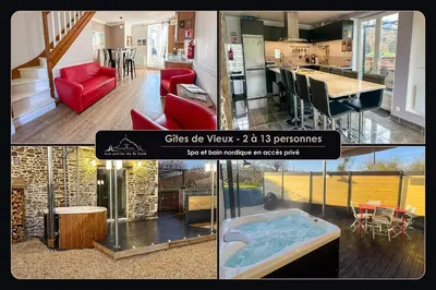 Plan de l'établissement Aux portes de la baie - Vieux-Viel