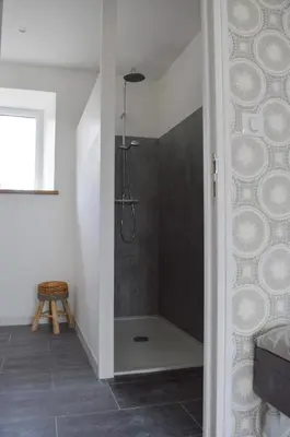 Salle de bains dans l'établissement Mont Voyageur